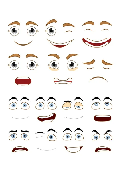 Expressão facial de caráter — Fotografia de Stock