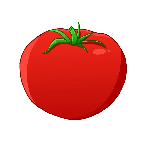 Червоний помідор, який має вітаміни і здоровий — стокове фото
