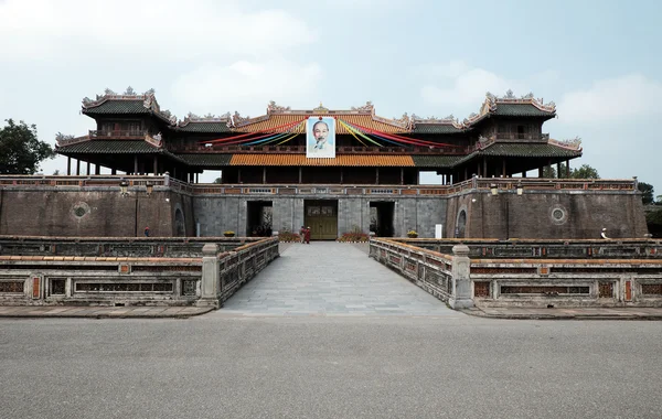 Hue Ciudadela, patrimonio cultural, Dai Noi, Vietnam, ngo mon — Foto de Stock