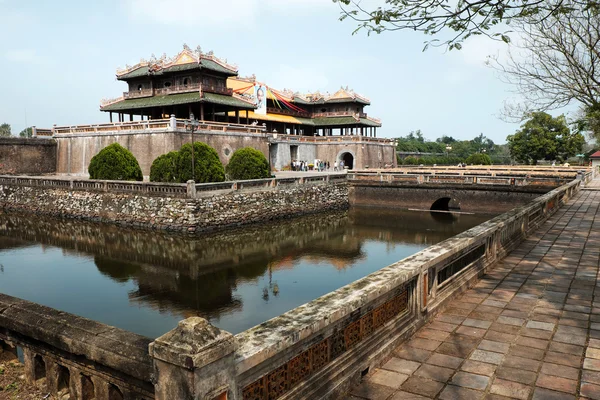 Hue Citadel, culture heritage, Dai Noi, vietnam, ngo mon — Stock Photo, Image