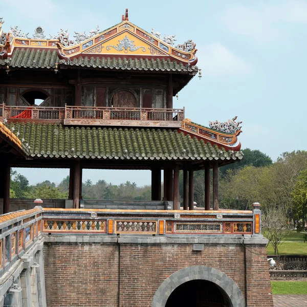 Hue Citadel, culture heritage, Dai Noi, vietnam, ngo mon — Stock Photo, Image