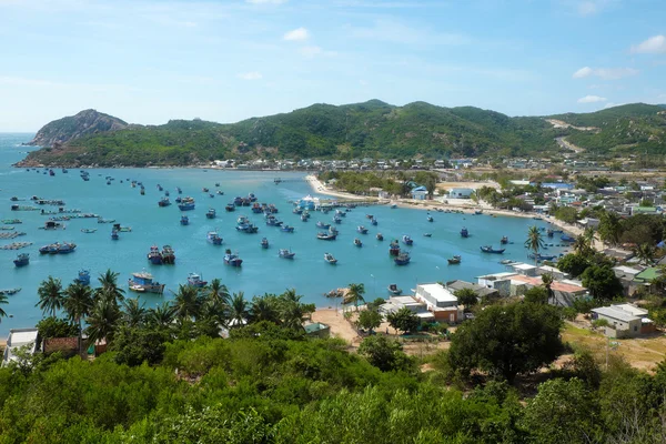 Vietnam beach, Vinh Hy defne, Vietnam seyahat — Stok fotoğraf