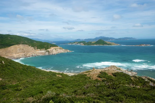 Vietnam beach, Ninh Thuan, seyahat, Vinh Hy — Stok fotoğraf