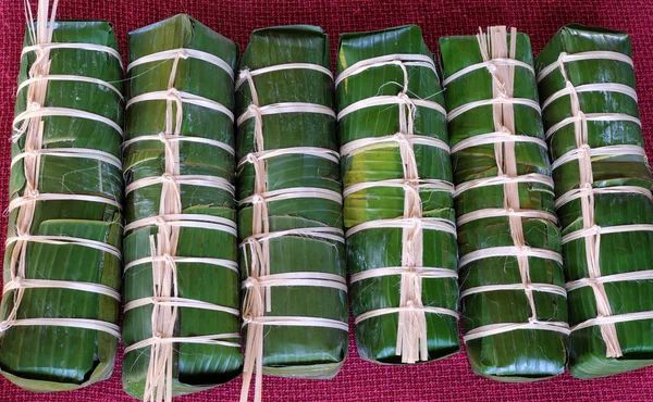 Comida vietnamita, comida tradicional, vietnam banh tet — Fotografia de Stock