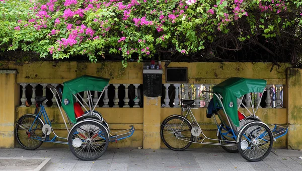 Pedicab, pojazd transportowy eco — Zdjęcie stockowe