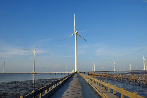 Czystej energii, elektrowni wiatrowej — Zdjęcie stockowe