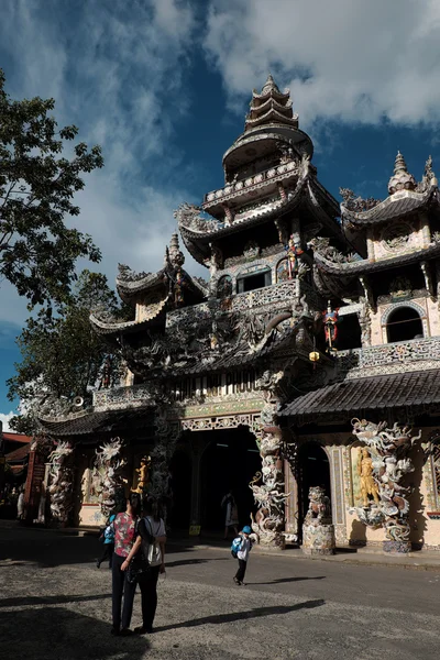 Linh Phuoc pagoda, Da Lat podróży — Zdjęcie stockowe