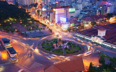 Asya trafik, dolambaçlı, ben thanh market