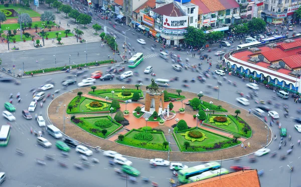 Asia traffic, motorbike, Ho Chi Minh city — Stock Photo, Image