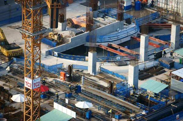 Construção, Ásia cidade — Fotografia de Stock