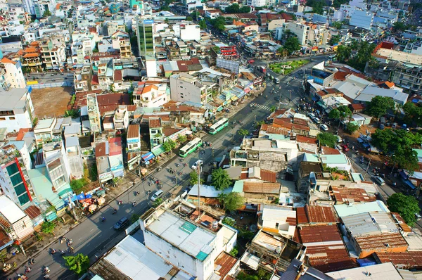 Ho Chi Minh city view, yoğun kentsel