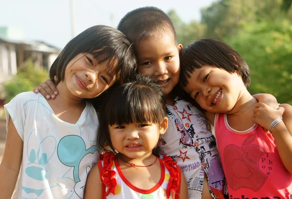 Pretty, lovely face, Asian children — Stock Photo, Image