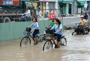 Vietnamca insanlar, sular altında water Sokağı