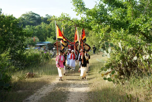 Incroyable panoramique, Kate festival, Cham culture traditionnelle — Photo