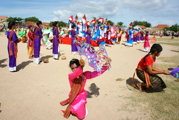 Spectacle incroyable, stade vietnamien, carnaval de Kate — Photo