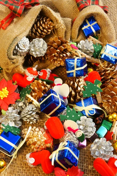 Amazing Christmas background, colorful Xmas material — Stock Photo, Image