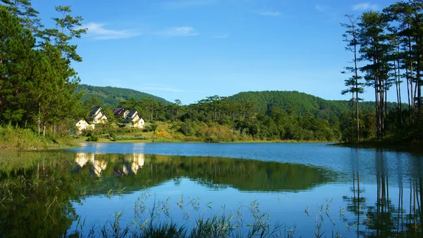 Eco holiday resort,  Dalat village — Stock Photo, Image