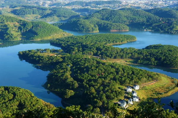 Fantastic landscape, eco lake, Vietnam travel — Stock Photo, Image