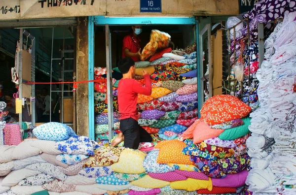 Asia fabric market — Stock Photo, Image