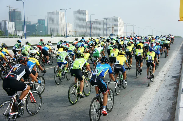 Велогонка, Азия спортивная активность, вьетнамский велогонщик — стоковое фото