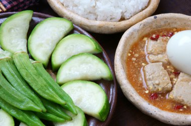 Vietnamca yemek, vejetaryen, diyet menüsü