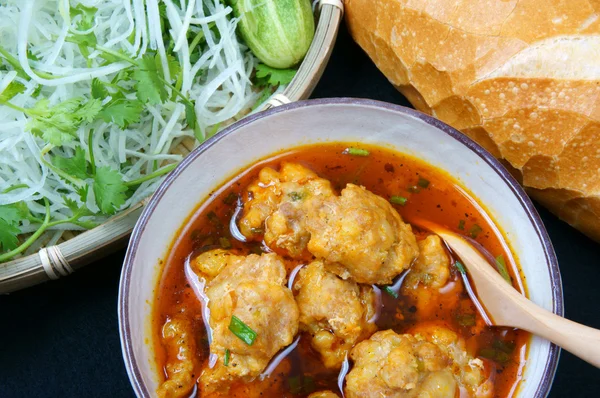 Vietnamees eten, gehaktbal — Stockfoto