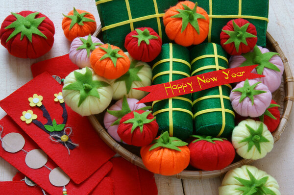 Вьетнам Тет, бань тет, бань чунг, С Новым Годом
