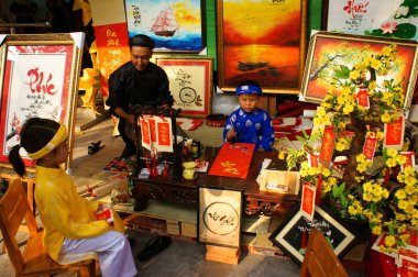 Vietnam tet, Asyalı çocuk, hat adil