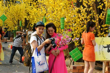 Vietnam Tet, Bahar Ho Chi Minh city
