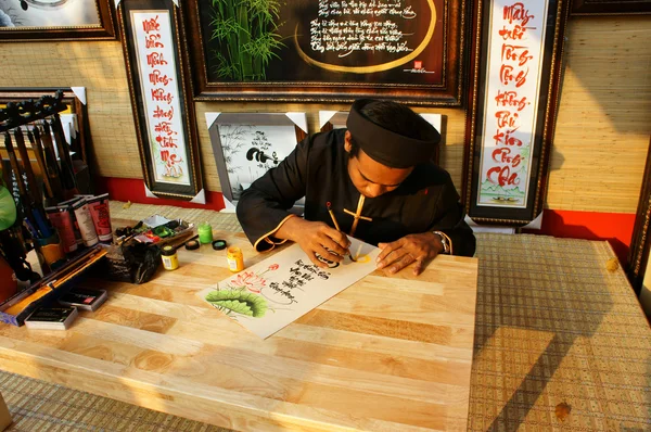 Vietnam tet, chinese writing, calligraphy — Stock Photo, Image