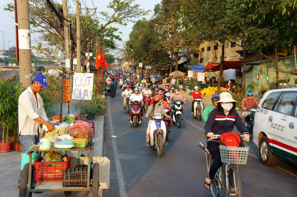 Vårblomma, Vietnam tet, Ho chi minh city — Stockfoto