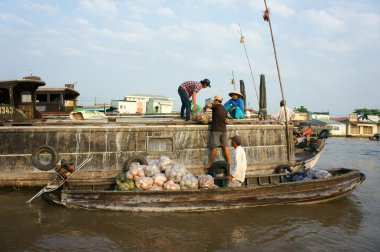 Cai Rang yüzen pazarı, Mekong Delta seyahat