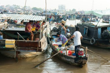 Cai Rang yüzen pazarı, Mekong Delta seyahat