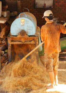 Asya işçi, Hindistan cevizi lif endüstrisi, Vietnamca