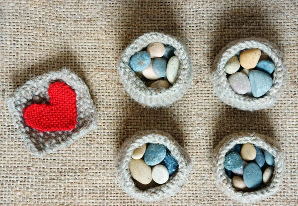 Handmade, knit, knitting, art hobby, lovely creatve — 스톡 사진