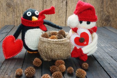 Xmas ornament, handmade, christmas, snowman