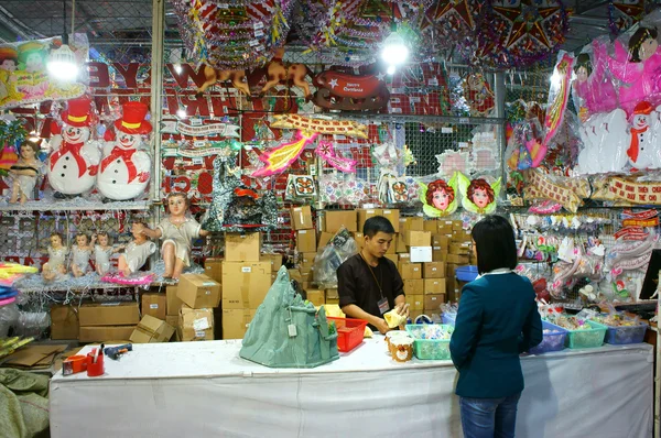 Vietnamita; compras, mercado, férias de Natal — Fotografia de Stock