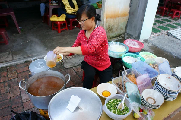 Vietnamita comida de rua, streetfood, Vietnã, ho chi minh — Fotografia de Stock