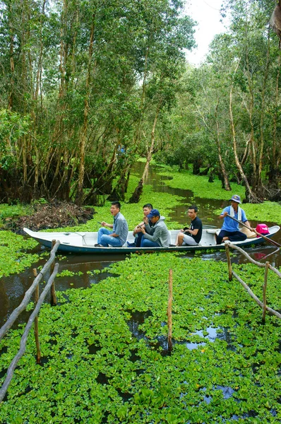 Delta del Mekong, bosque índigo de Tra Su, ecoturismo —  Fotos de Stock