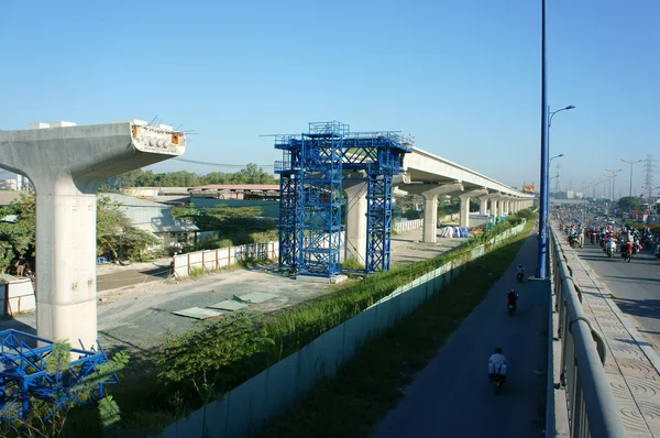 Construção asiática, metropolitano — Fotografia de Stock