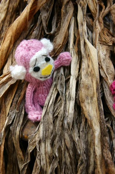 monkey, symbol, handmade, knitted toy