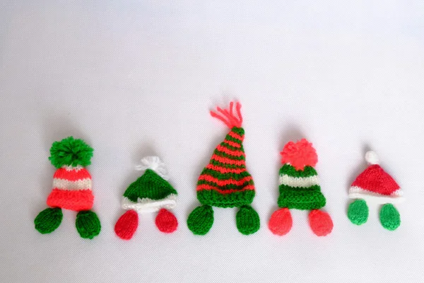 Weihnachten, weihnachtsalphabet, handgemacht, gestrickt, noel gift — Stockfoto