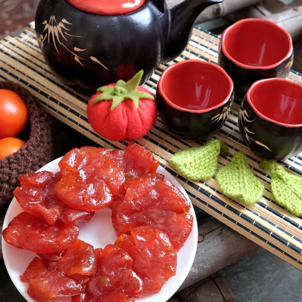 Comida vietnamita, Tet, geléia de tomate, Vietnã tradicional — Fotografia de Stock