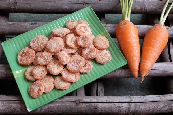 Vietnamese food, sweet, Vietnam Tet, carrot jam — Stok fotoğraf