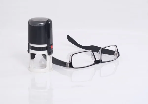 Sigillo e occhiali — Foto Stock