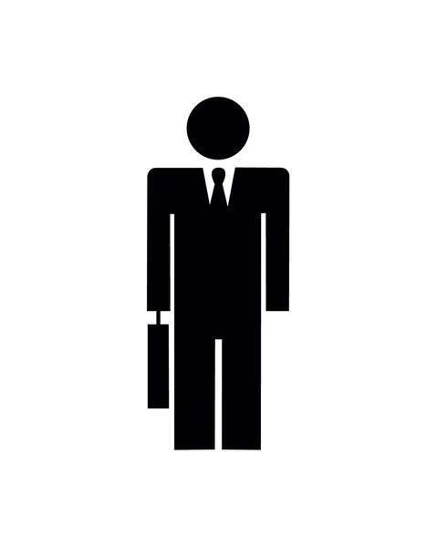 Businessman Silhouette — Stock Photo, Image