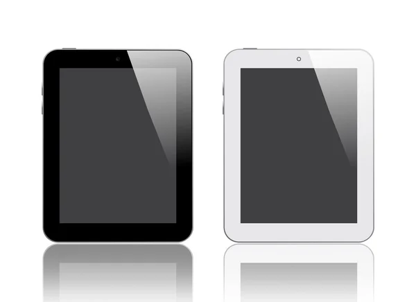Black and White Digital Tablet — стокове фото