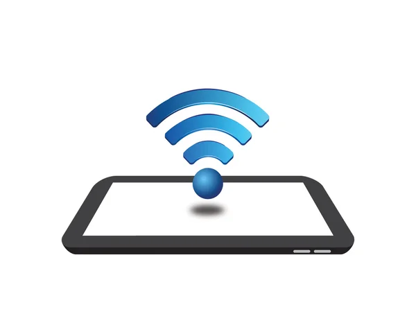 WiFi přihlásit na digitálním tabletu — Stock fotografie