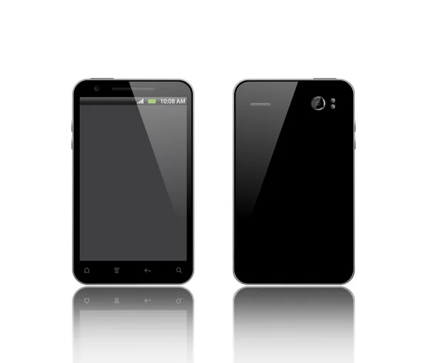 Front and back side of the phone — Stock Photo, Image