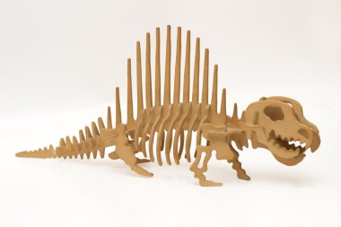 el yapımı ahşap dinozor
